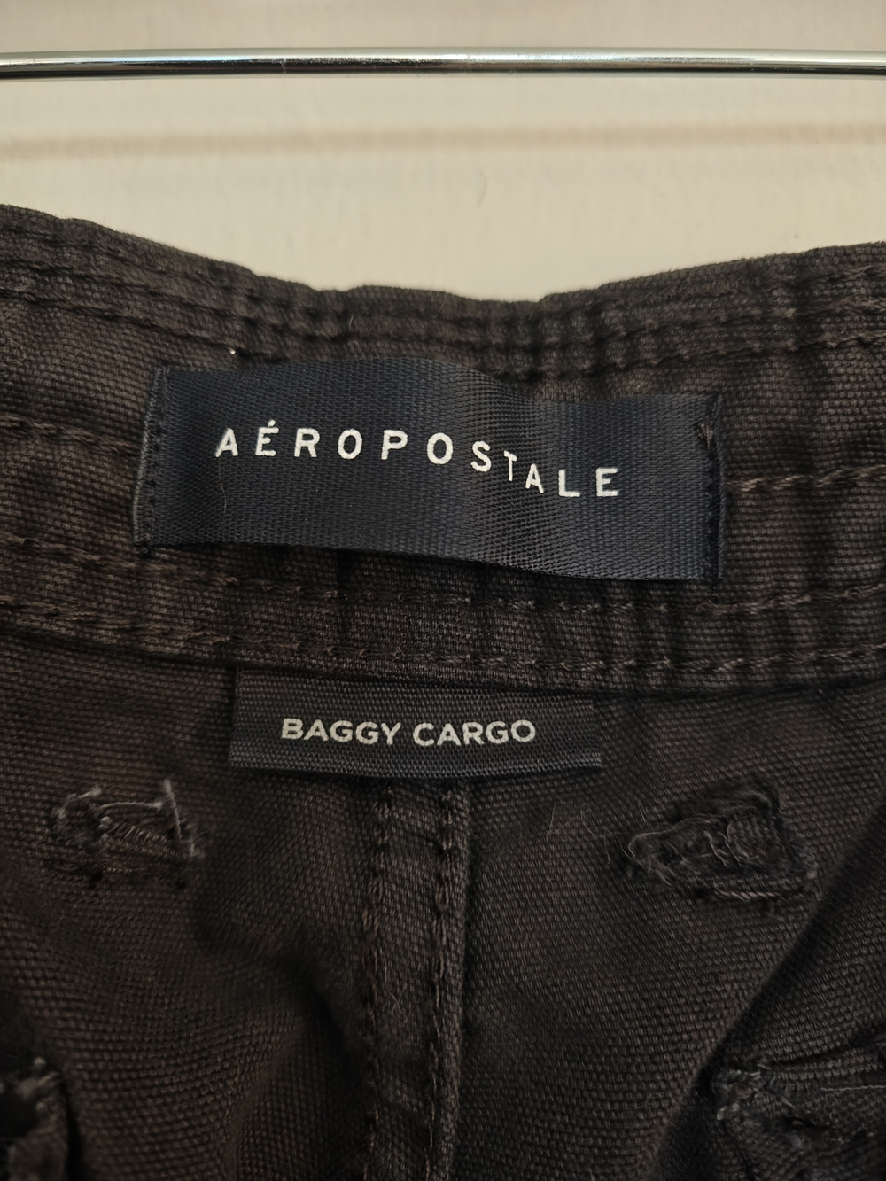 Aeropostale Men’s Black Baggy Cargo Pants